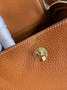 Hermes Lindy Mini Bag Tan Togo Leather Gold Hardware H8645 - Default Title - View 7