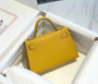 Hermes Kelly Mini II Bag 19 Gold Hardware with Epsom Yellow - Default Title - View 2