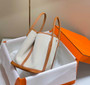 Hermes Garden Party 36 bag H066781 Canvas Togo leather Orange - Default Title - View 3
