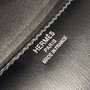 Hermes Constance Box Leather bag 24cm Black Silver H082680 - Default Title - View 5