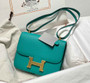 Hermes Constance 23 Box Epsom Leather Green Gold H082802 - Default Title - View 3