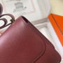Hermes Constance Bag Wine Red Epsom Leather Gold H2532 - Default Title - View 5