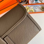 Hermes Jige 29 Wallet Clutch In Epsom Leather Gray - Default Title - View 4