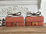 Hermès Constance bag in Light Pink Epsom leather H382697 - Gold - View 1