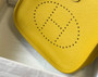 Hermès Evelyne III 29 Taurillon Clemence Shoulder Bag Yellow Silver - Default Title - View 4