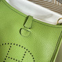 Hermes Evelyne III 17 Green Togo Leather Bag Gold H5600 - Default Title - View 3