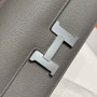 Hermes Constance Box Epsom Leather Dark Gray Silver H082695 - Default Title - View 4