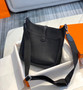 Hermès Evelyne III 29 Taurillon Clemence Shoulder Bag Black Silver - Default Title - View 2