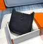 Hermès Evelyne III 29 Taurillon Clemence Shoulder Bag Black Silver - Default Title - View 3