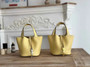 Hermès Picotin Lock 18 pocket bag Togo Leather Yellow H9352005 - silver - View 1