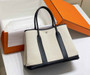 Hermes Garden Party 36 bag H066781 Canvas Togo leather Black - Default Title - View 1