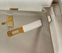Hermès Kelly Danse II beige Evercolor leather with gold - Default Title - View 6