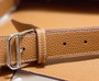 Hermès Steven Messenger Bag Togo leather Silver hardware 34cm Light Brown - Default Title - View 8