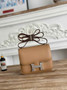 Hermes Constance Epsom Leather 19cm Tan Silver H082218 - Default Title - View 1
