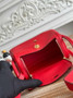Hermes Lindy Mini Bag Togo Leather Red Gold H68620 - Default Title - View 9