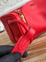 Hermes Lindy Mini Bag Togo Leather Red Gold H68620 - Default Title - View 5