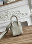 Hermes Lindy Mini Bag Light Gray Togo Leather Silver H68653 - Default Title - View 2