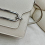 Hermès Mini Roulis Bag Beige Evercolor Silver Hardware H50307 - Default Title - View 9