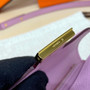 Hermes Constance Slim Wallet Pink Purple Epsom Leather Gold H082070 - Default Title - View 8