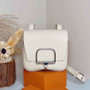 Hermès Della Cavalleria mini bag h085260 beige epsom leather silver - Default Title - View 1