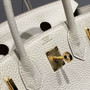 Hermès Birkin Mini Bag 20cm beige togo leather with shoulder strap - Default Title - View 5