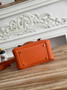 Hermes Lindy Mini Bag Togo Leather Orange Gold H68606 - Default Title - View 4
