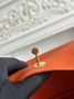 Hermes Lindy Mini Bag Togo Leather Orange Gold H68606 - Default Title - View 8