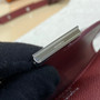 Hermes Constance Slim Wallet Wine Red Epsom Leather Silver H082065 - Default Title - View 8