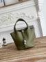 Hermès Picotin Lock 18 pocket bag Togo Leather Army Green H9352001 - silver - View 3
