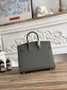 Hermès Birkin 25 Bag Dark Gray Epsom Leather H625652 - gold - View 4