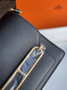 Hermès Mini Roulis Bag Black Evercolor Gold Hardware H50316 - Default Title - View 3
