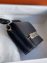 Hermès Mini Roulis Bag Black Evercolor Gold Hardware H50316 - Default Title - View 2