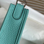 Hermes Evelyne III 17 Togo Light Green Leather Bag Silver H5665 - Default Title - View 3