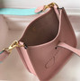 Hermes Evelyne III 18 Togo Leather Crossbody half Handmade Bag Gold Light Pink - Default Title - View 9