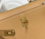 Hermes Kelly Bag 25 Tan Epsom Leather Gold Hardware H7106 - Default Title - View 6
