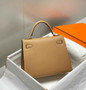 Hermes Kelly Bag 25 Tan Epsom Leather Gold Hardware H7106 - Default Title - View 4