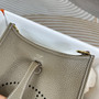 Hermes Evelyne III 17 Togo Dark Blue Leather Bag Gold H5632 - Default Title - View 5