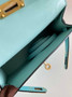 Hermès Kelly II Sellier Mini 2024 Blue Goatskins Leather Gold - Default Title - View 7