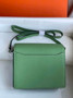 Hermès Mini Roulis Bag Light Green Evercolor Silver Hardware H50303 - Default Title - View 2