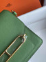 Hermès Mini Roulis Bag Light Green Evercolor Gold Hardware H50302 - Default Title - View 4
