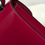 Hermes Constance Box Leather bag 24cm Red Silver H082682 - Default Title - View 7