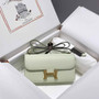 Hermes Constance Box Epsom Leather Light Green Gold H082705 - Default Title - View 2