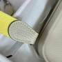 Hermes Evelyne III 17 Beige Togo Leather Bag Silver H5623 - Default Title - View 5