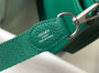 Hermès Evelyne 18 Togo Leather Shoulder Mini Bag Silver Green - Default Title - View 8