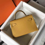 Hermes Kelly Mini II Bag Yellow Epsom with Gold Hardware 19 - Default Title - View 2