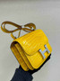 Hermes Constance Crocodile Leather Yellow Silver H282265 - 19cm - View 5