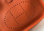 Hermès Evelyne III 29 Taurillon Clemence Shoulder Bag Orange Silver - Default Title - View 5