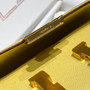 Hermes Constance Box Epsom Leather Lemon Yellow Gold H082763 - Default Title - View 7