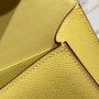 Hermes Constance Box Epsom Leather Lemon Yellow Gold H082763 - Default Title - View 6