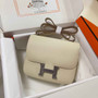 Hermes Constance Bag Epsom Beige Leather Silver H2545 - Default Title - View 1